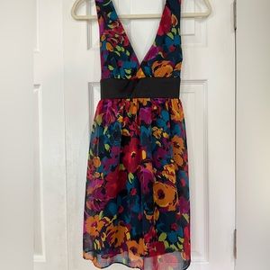 Forever 21 Floral Dress with Tie (M)